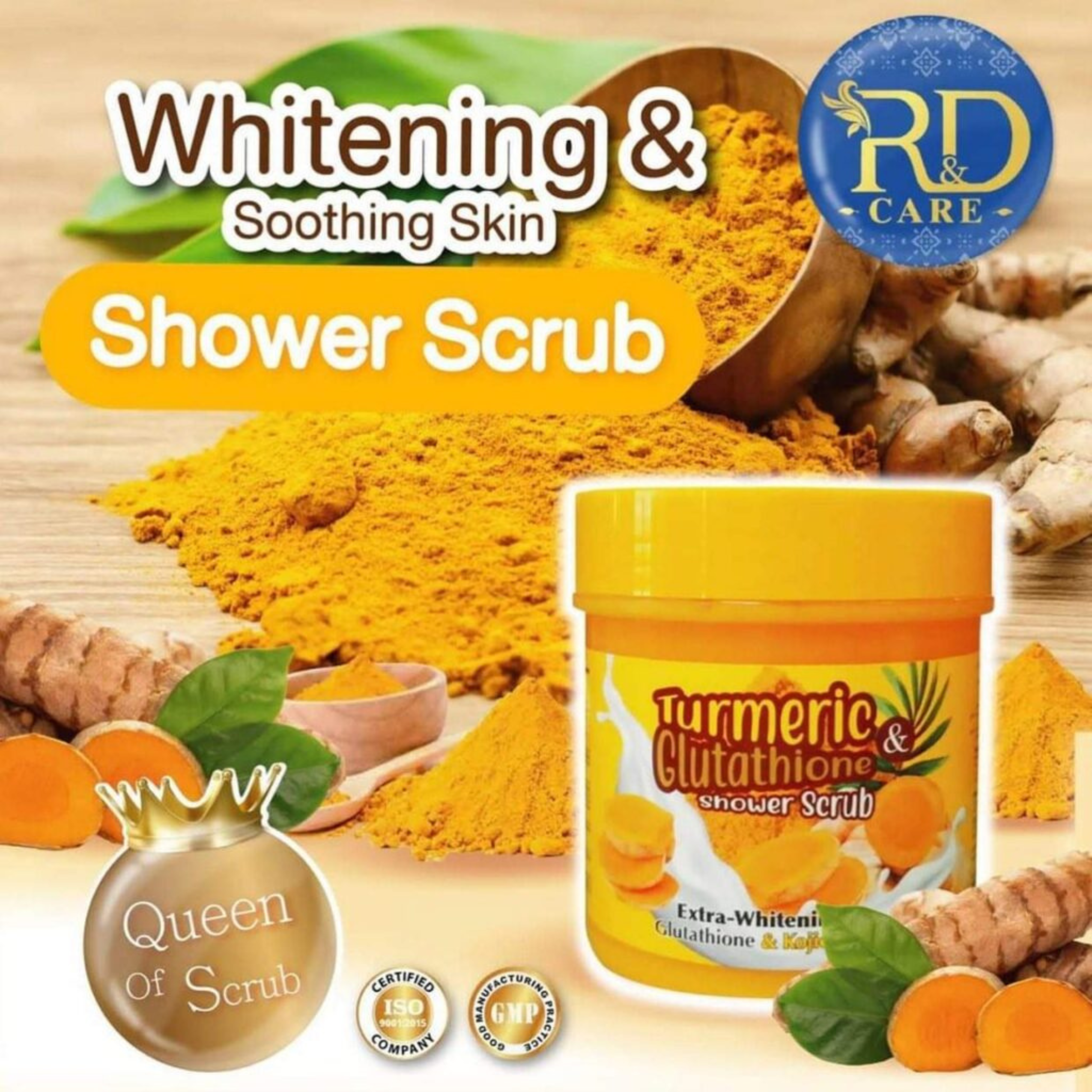 Turmeric &amp; Glutathione Shower Scrub (700g)