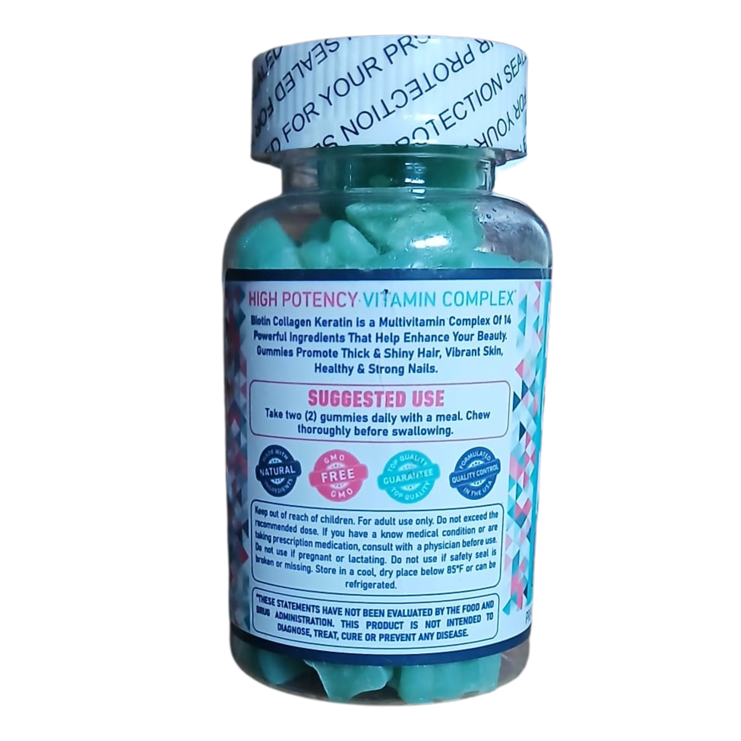 JennysGlow - Biotin Collagen Keratin Gummies ( 60 )