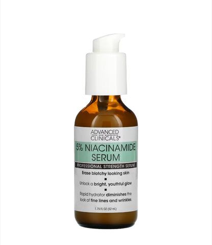 Advanced Clinicals - 5% Niacinamide Serum, Professional Strength, 1.75 fl oz (52 ml)