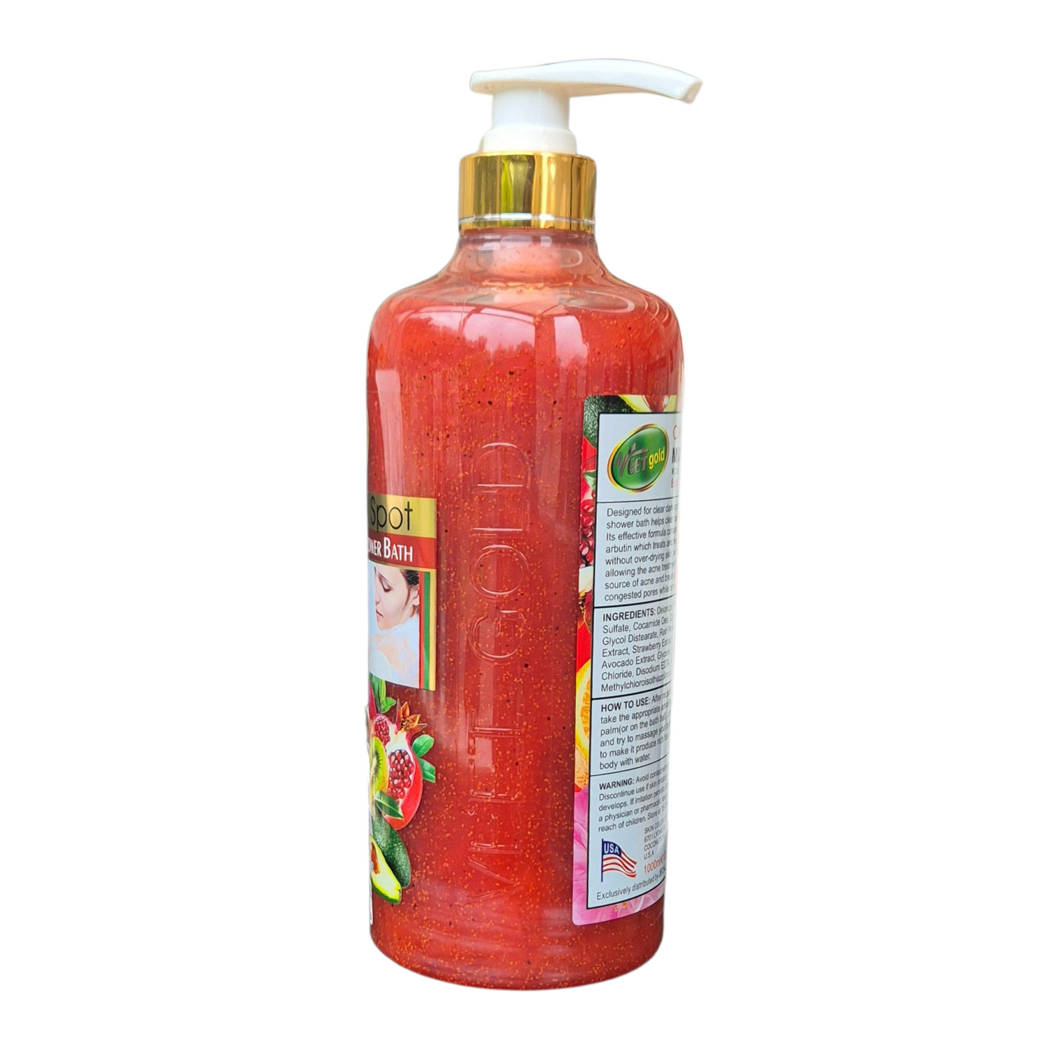 Veetgold - Mixed Fruits Kojic Acid &amp; Alpha Arbutin Shower Bath (1000ml)