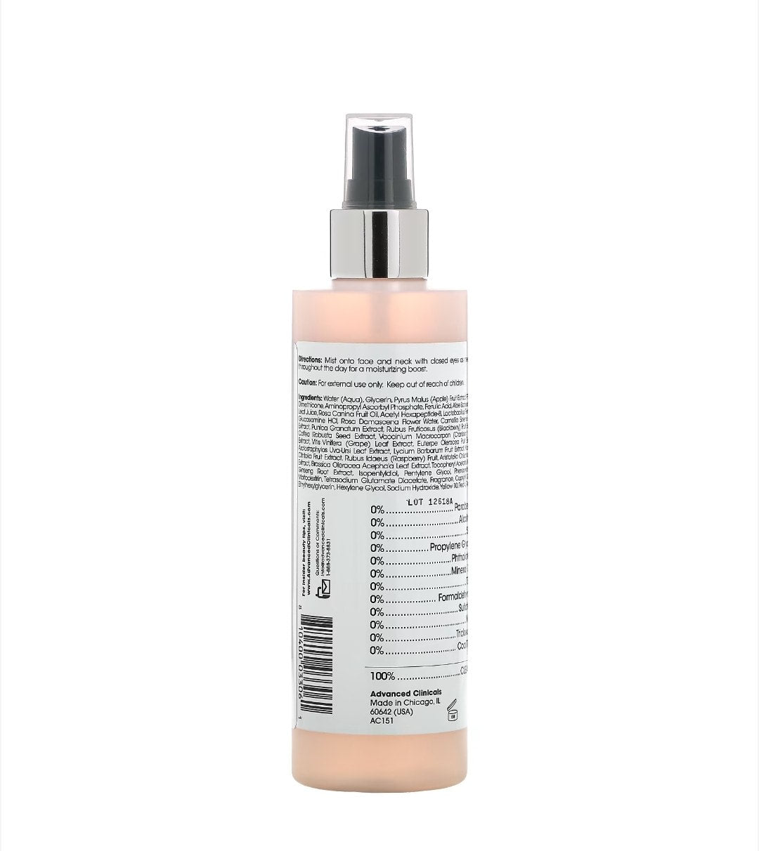 Advanced Clinicals - C-Glow Toner, Vitamin C + Ferulic Acid, 8 fl oz (237 ml)