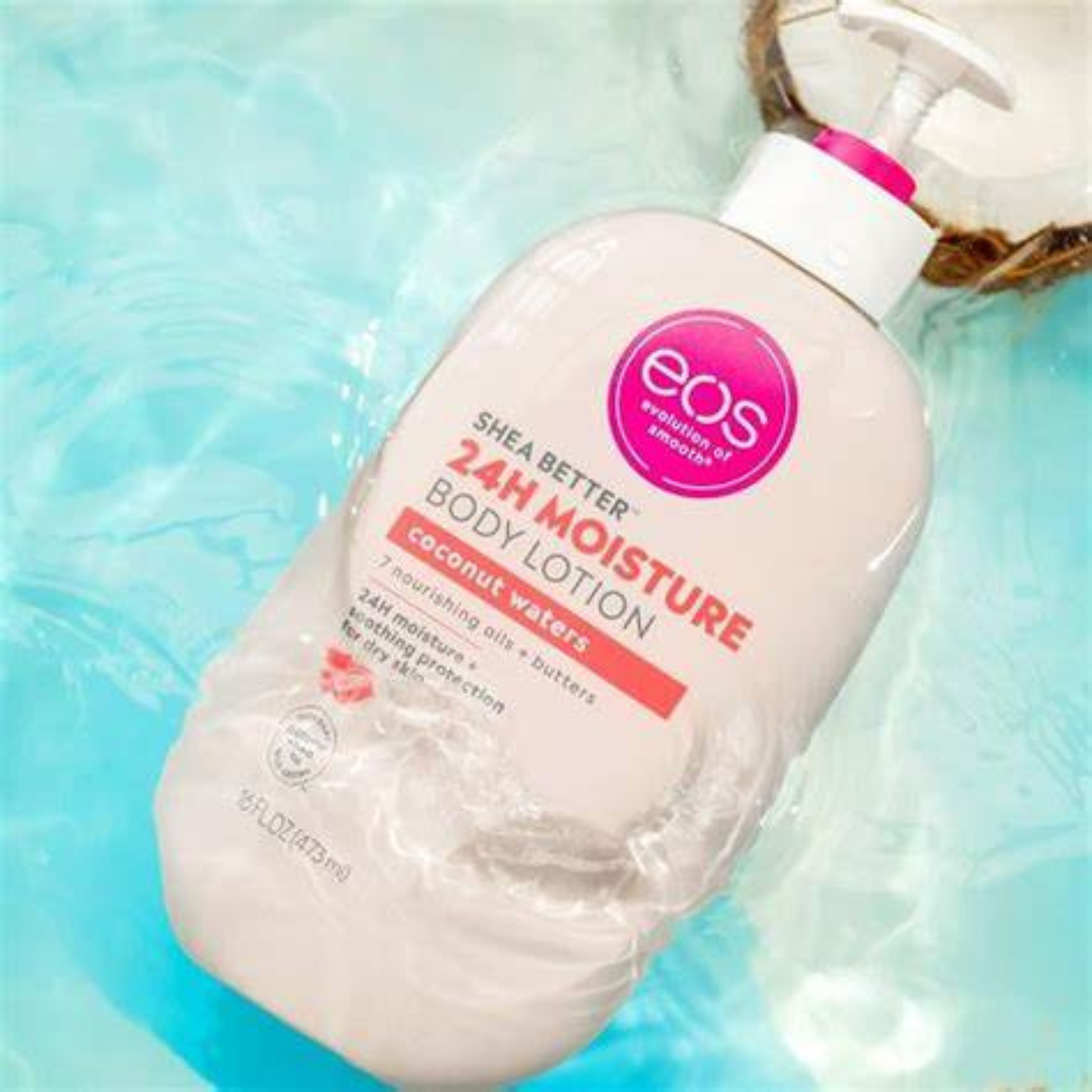 eos - Coconut Waters Body Lotion (16fl oz 473ml)