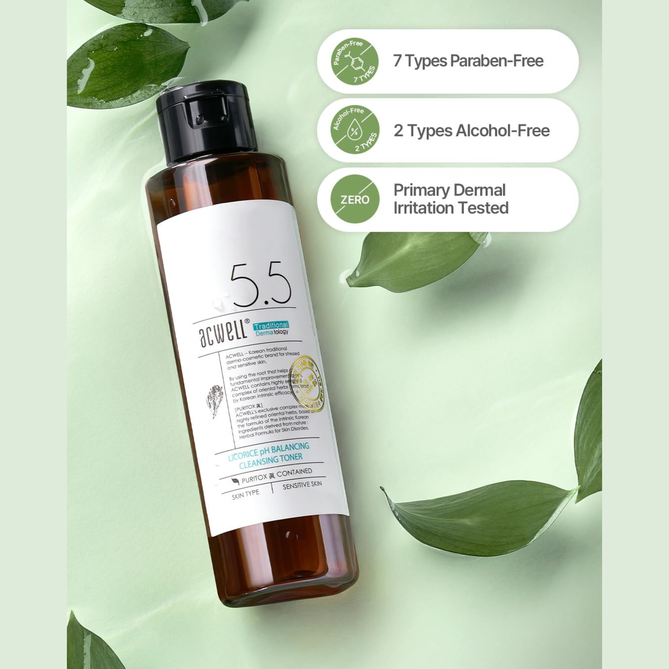 acwell -  Licorice pH Balancing Cleansing Toner ( 150ml/5.1fl oz)