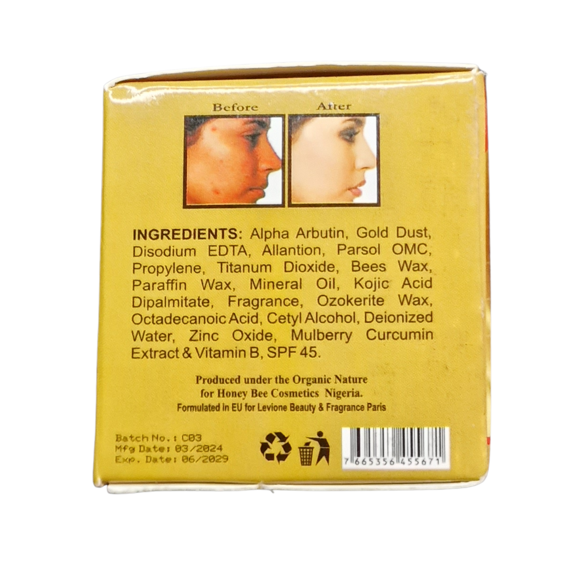 Honey Bee GOLD - Acne Treatment/Whitening Face cream