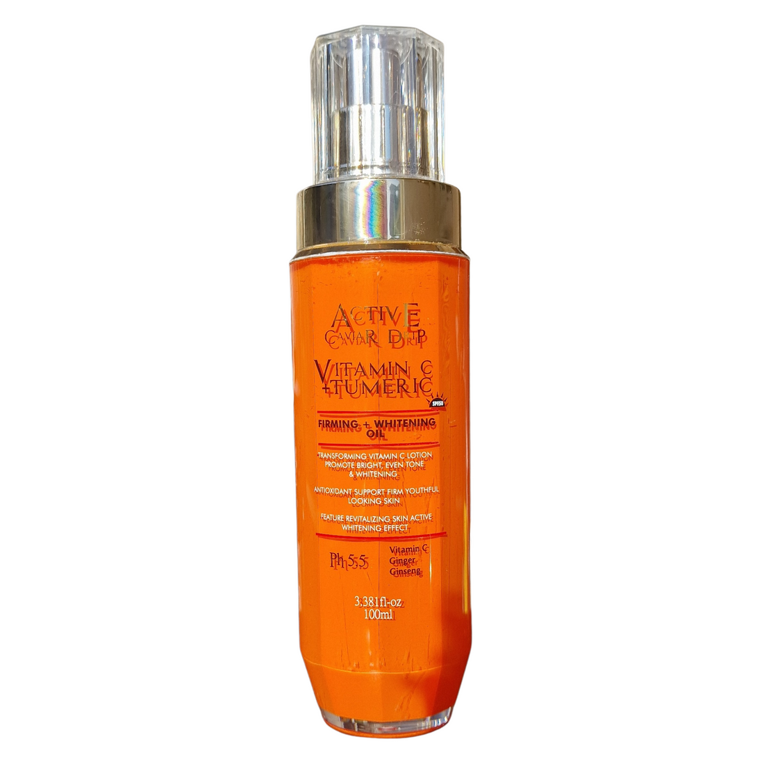 Active Caviar Drip - Vitamin C +Turmeric Oil (100ml / 3.38 fl oz)