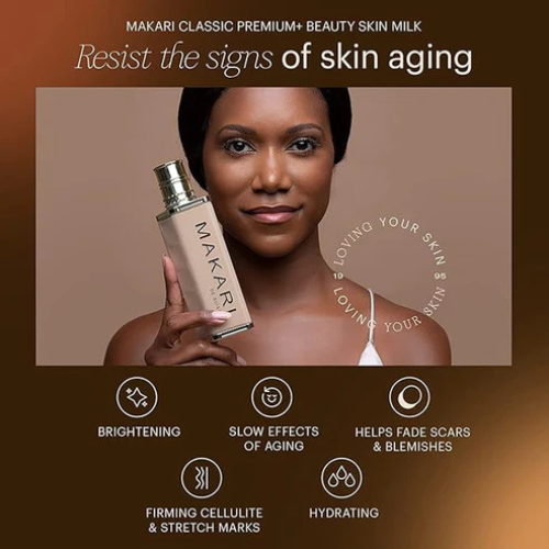 Makari - Body Brightening Beauty Milk Premium plus (140ml/4.75fl oz)