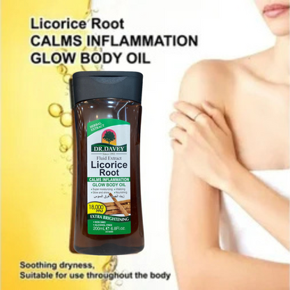 Dr.Davey - Licorice Root Extra Brightening Glow Body oil.