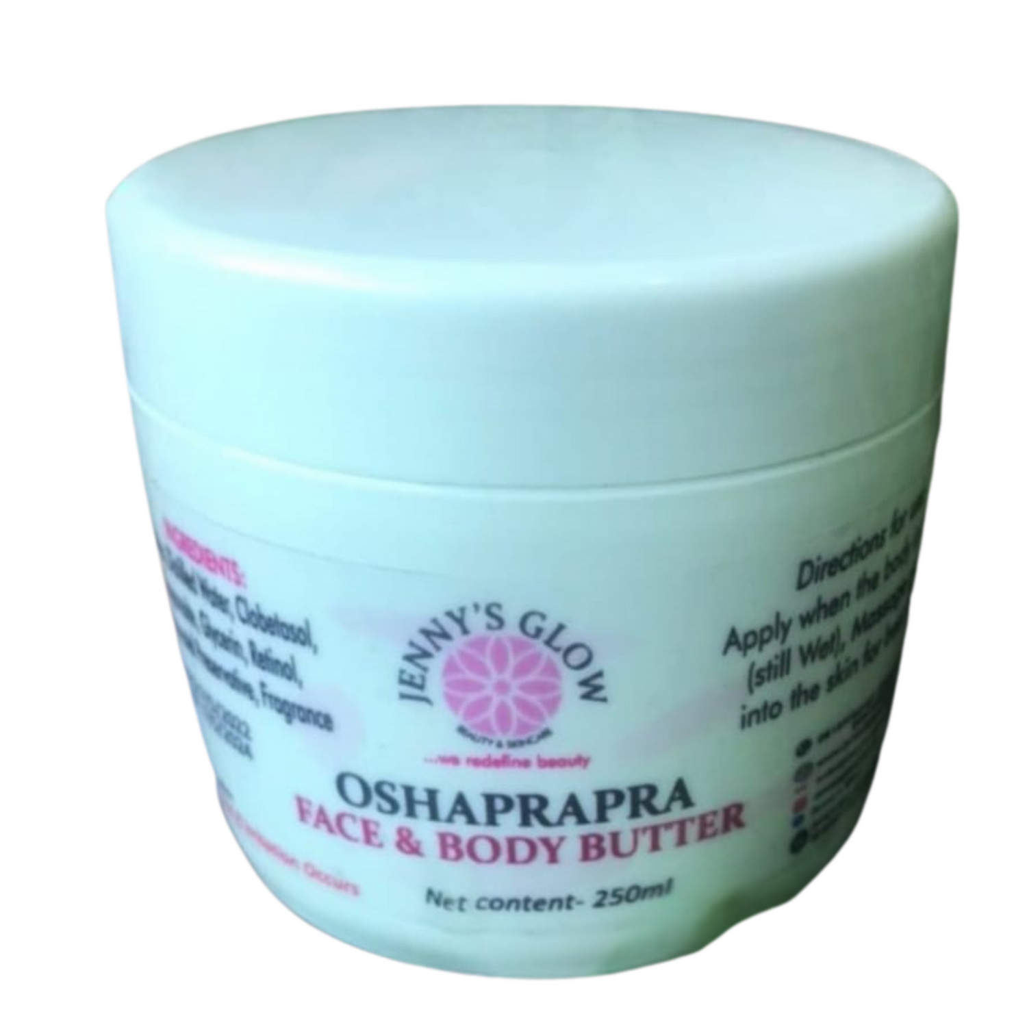 JennysGlow -  Oshaprapra Face &amp; Body Butter (250ML)