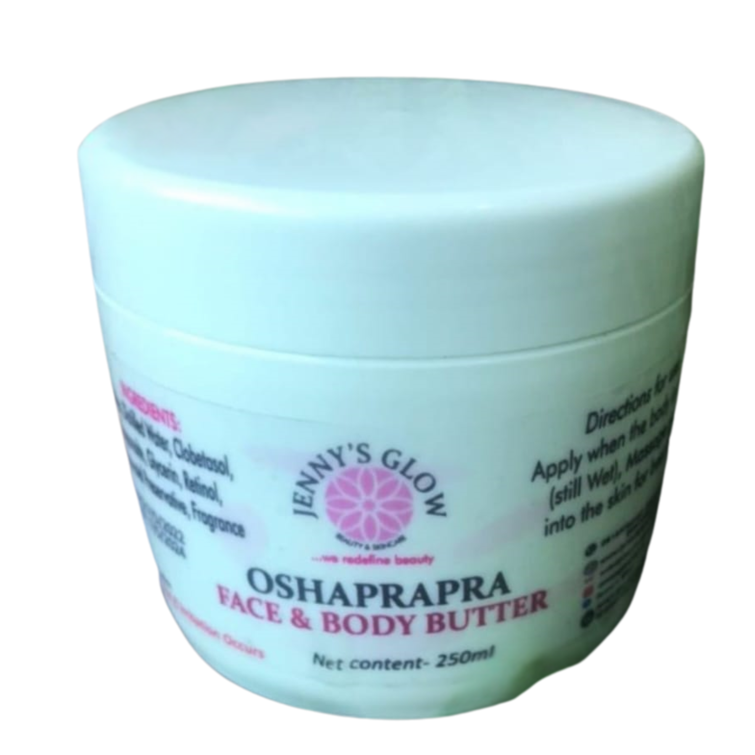 JennysGlow -  Oshaprapra Face &amp; Body Butter (250ML)
