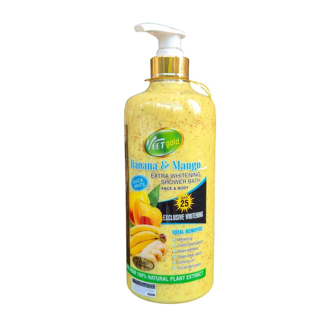 Veetgold - Milk &amp; Honey  Shower Bath (1000ml)