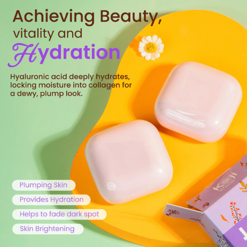 Kojic Acid &amp; Hyaluronic Acid Brightening Soap 2 Bars (160g)
