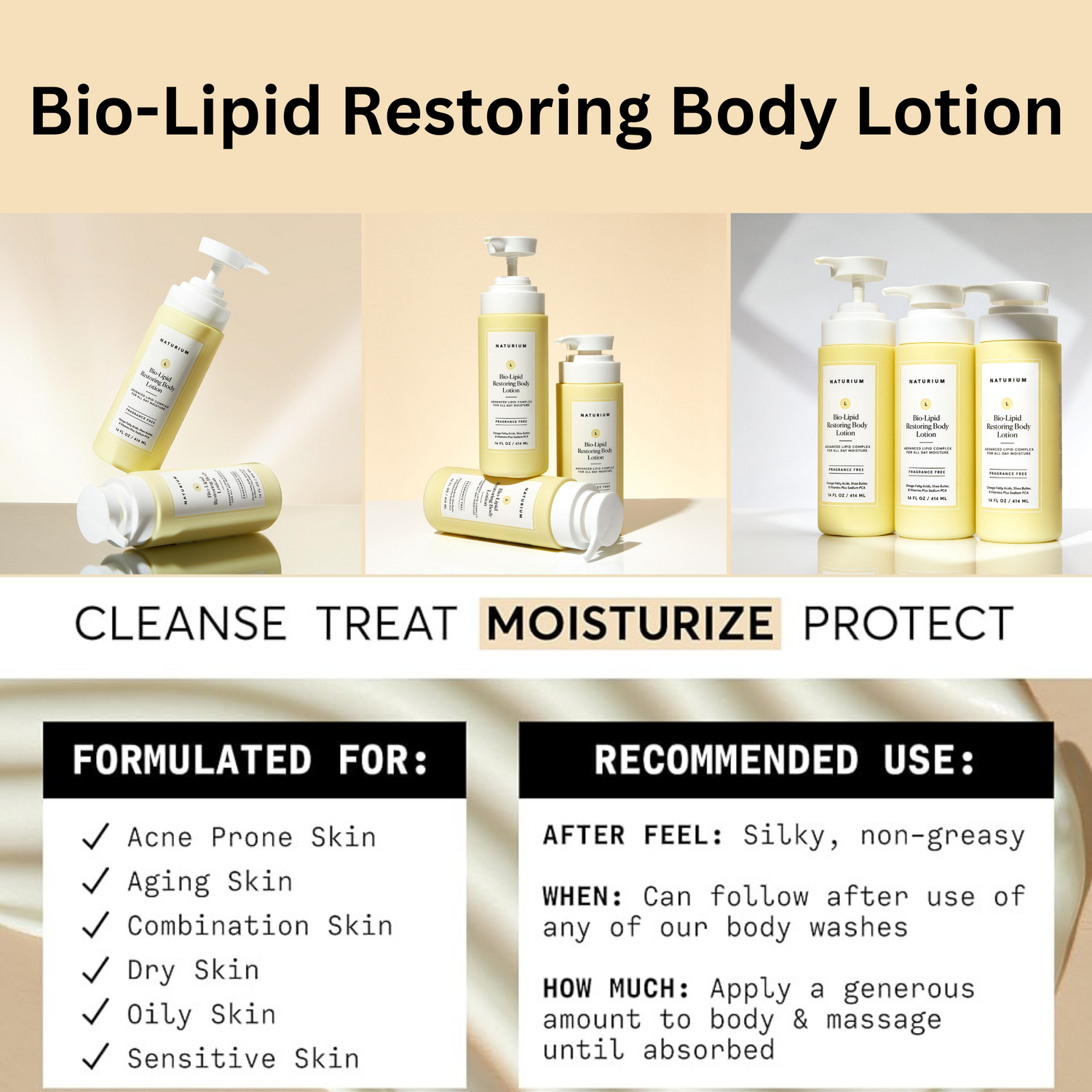Naturium - Bio-Lipid Restoring Body Lotion (414 ml/ 14 fl oz)