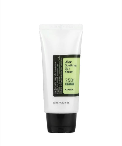 COSRX - Aloe Soothing Sun Cream, PA+++, SPF 50+,  (50 ml)
