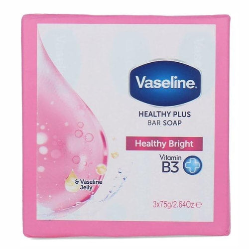 Vaseline - Vitamin B3 &amp; Vaseline Jelly (Healthy Plus Bar Soap) 3 x 75g