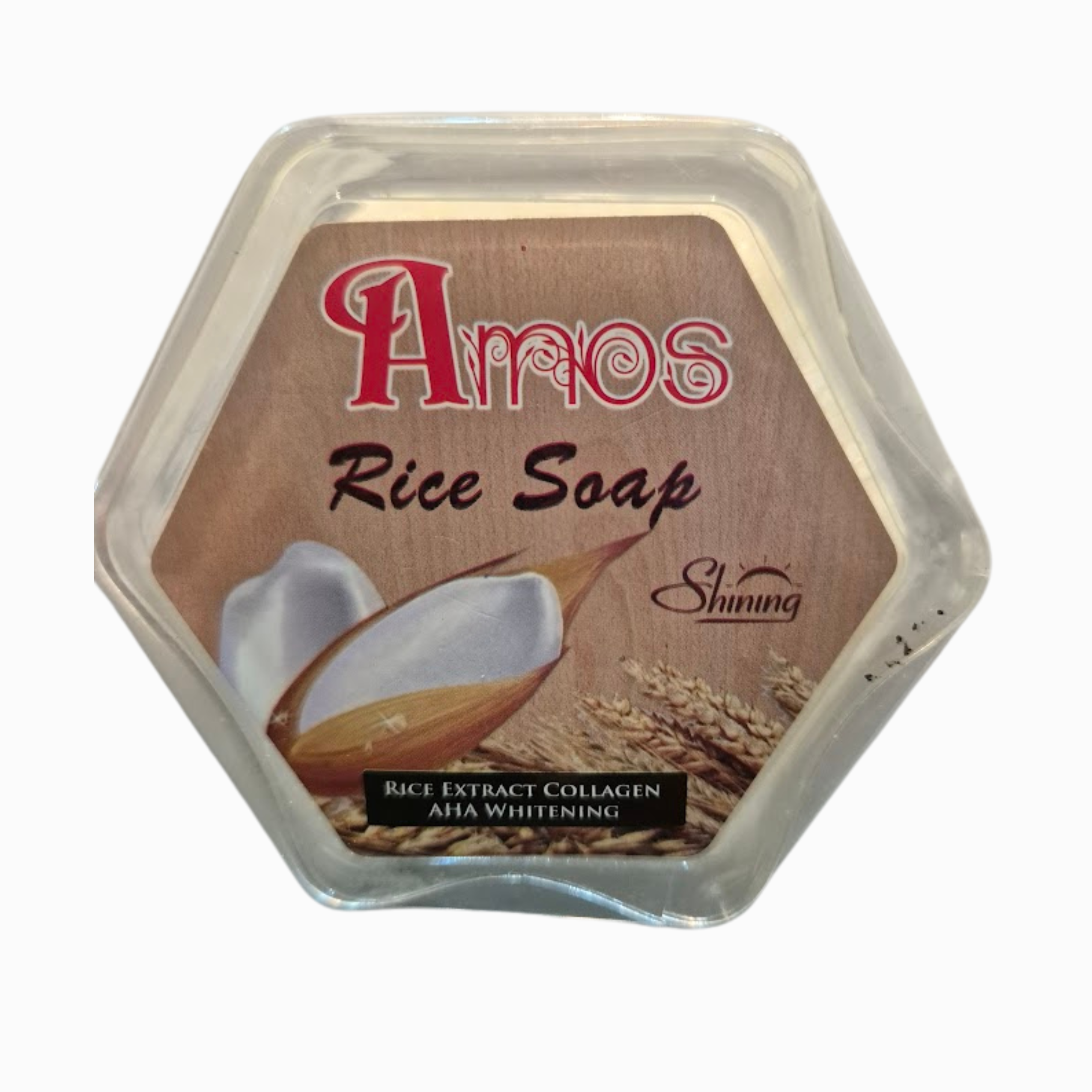 Amos - Whitening Rice Face Soap