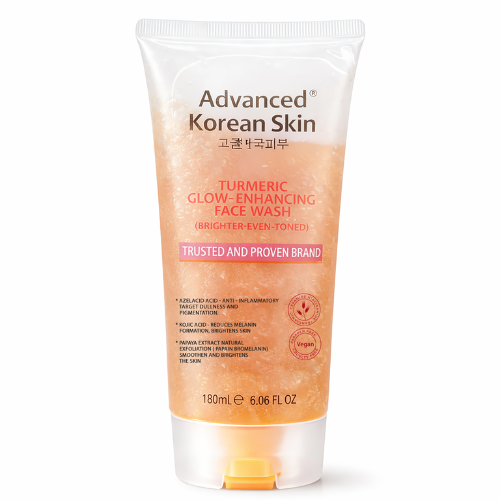 Advanced Korean Skin - Turmeric Glow-Enhancing Face Wash (180m)