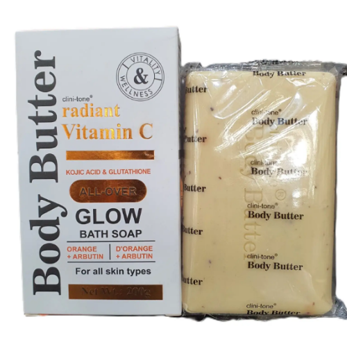 Clini-tone - Radiant Vitamin C Orange + Arbutin Glow brightening bar soap Bar Soap (200g)