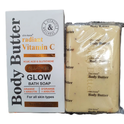 Clini-tone - Radiant Vitamin C Orange + Arbutin Glow brightening bar soap Bar Soap (200g)