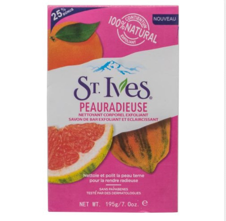 St. Ives - Radiant Skin Pink Lemon &amp; Mandarin Exfoliating Bar Soap