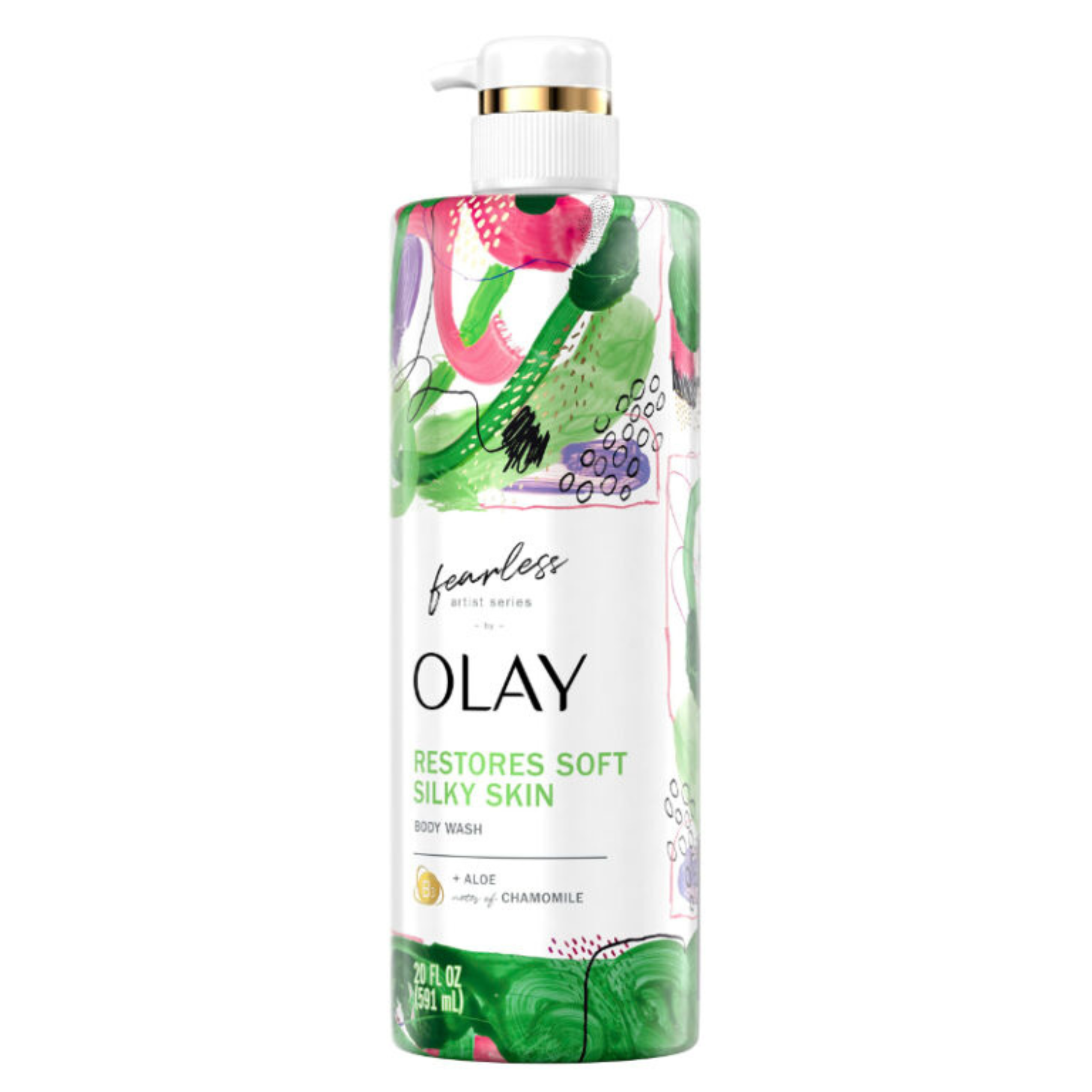 Olay - Fearless Body Wash with Aloe and Chamomile