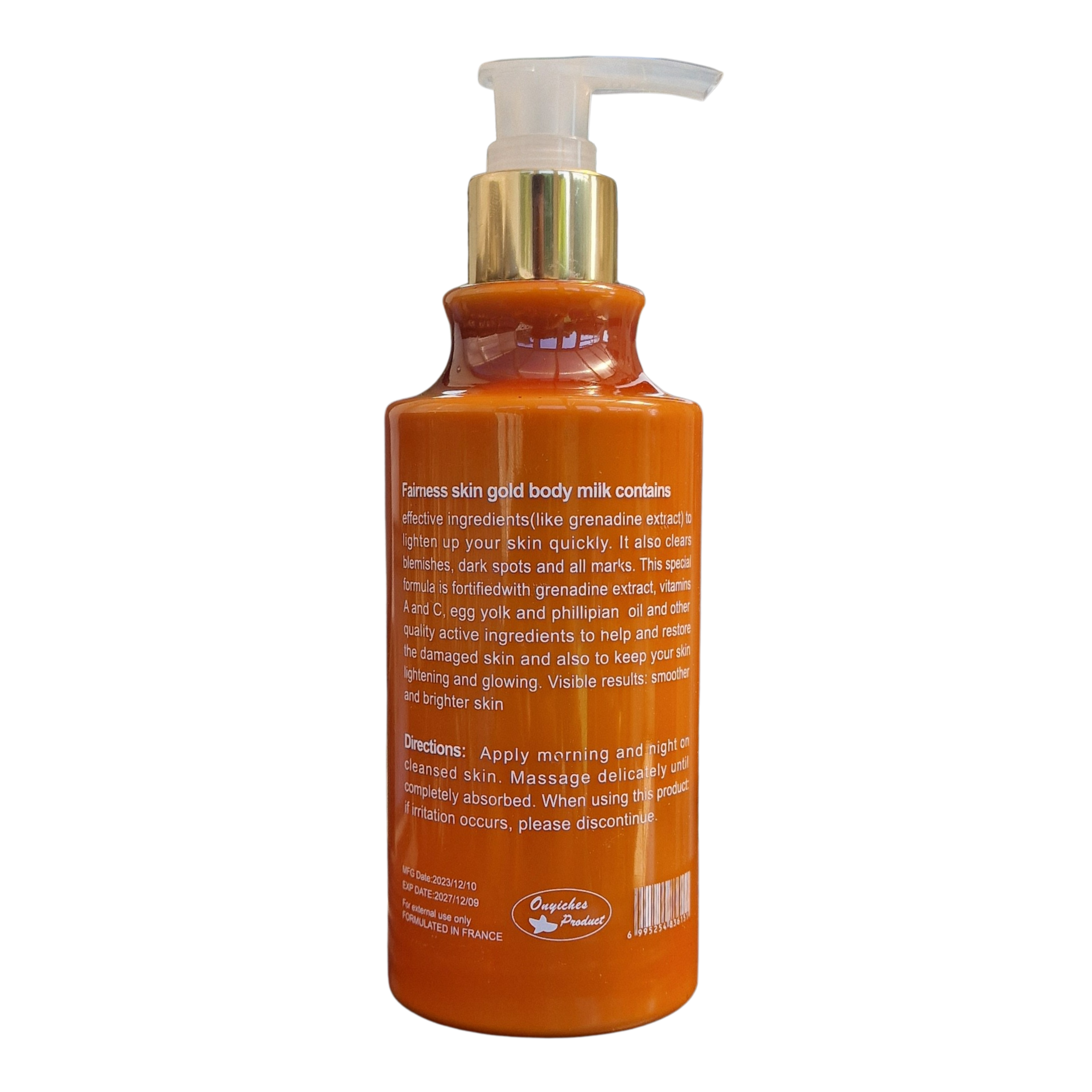 Fairness Skin Gold - Skin Lightening Milk 50 SPF (350ml)
