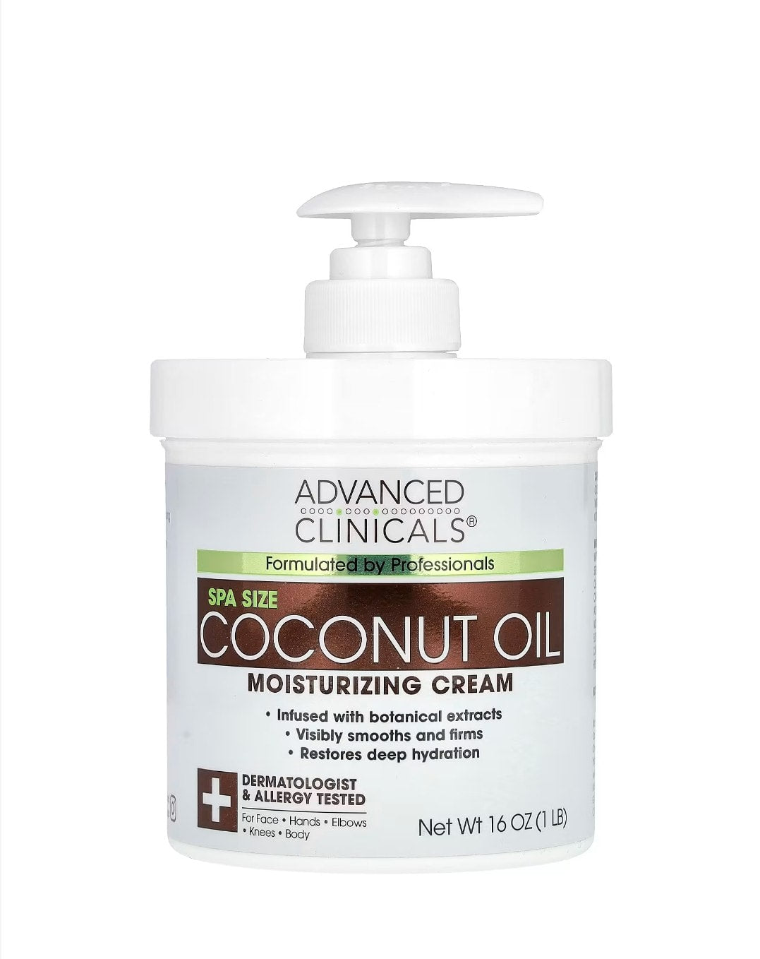 Advanced Clinicals - Coconut Oil Moisturizing Cream