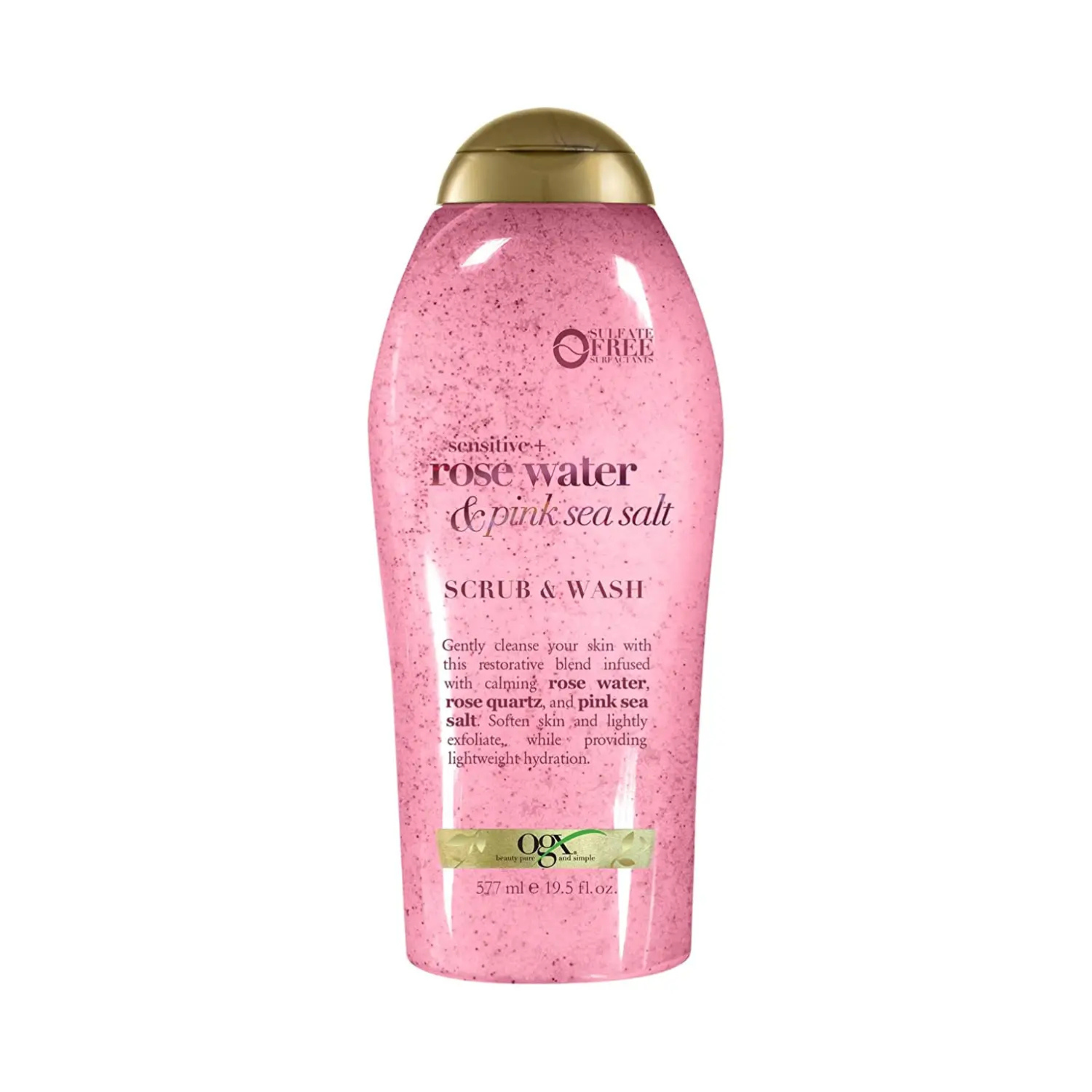 ogx - Rose Water &amp; Pink Sea Salt Scrub &amp; Wash