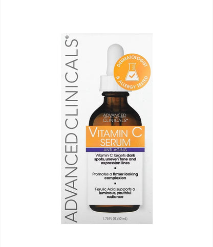 Advanced Clinicals - Vitamin C Serum, Anti-Aging, 1.75 fl oz (52 ml)