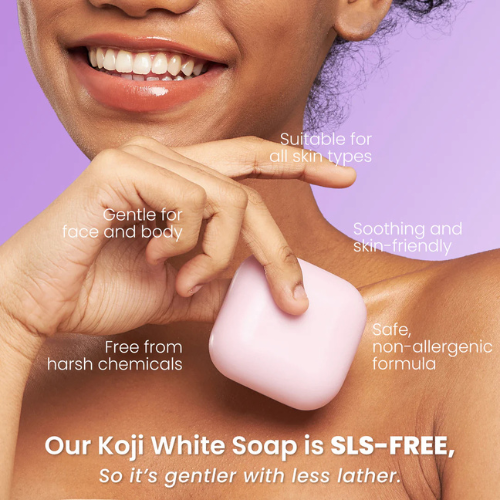 Koji White - Kojic Acid &amp; Hyaluronic Acid Brightening Soap