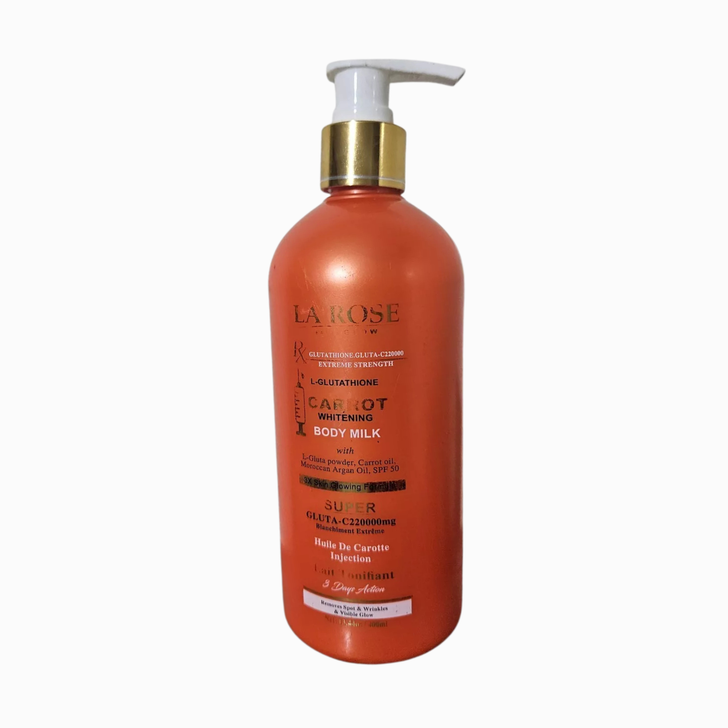 LAROSE - Carrot Whitening Body Milk ( 400ml/13.44oz)