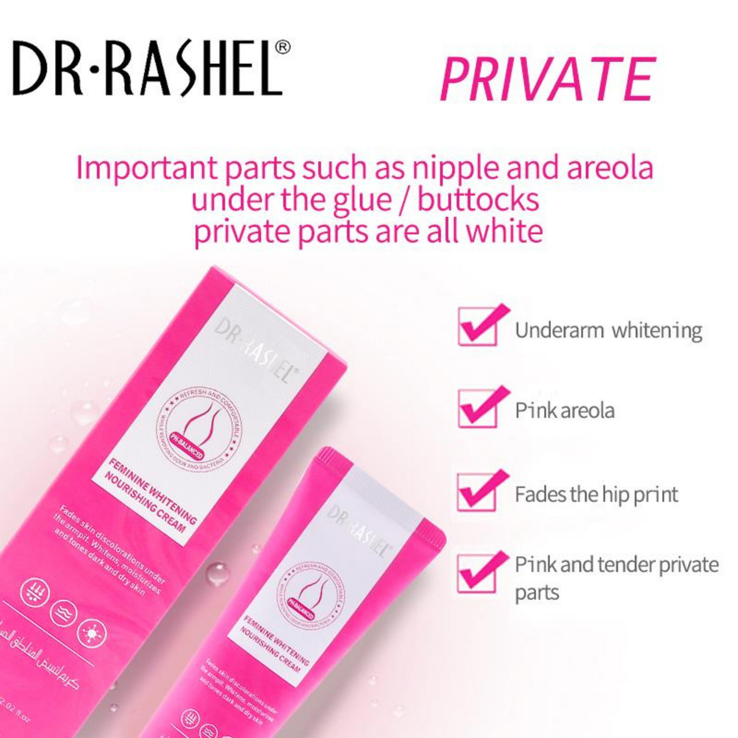 Dr Rashel - Feminine Whitening Nourishing Cream (60ml / 2.02 fl oz)