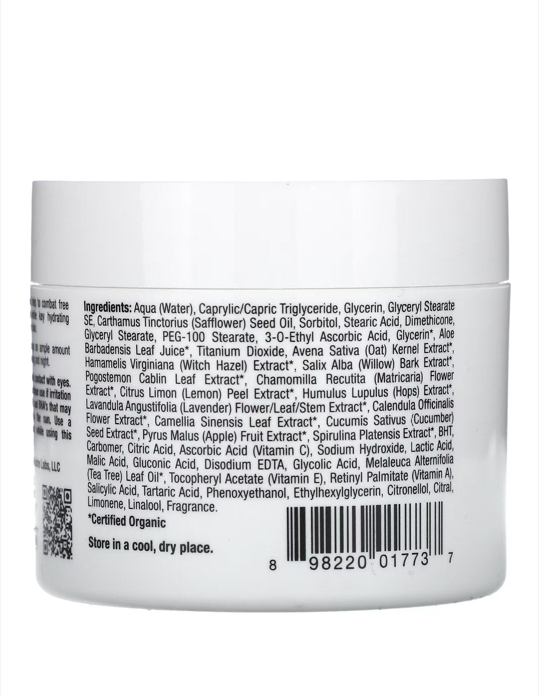 PrescriptSkin - Vitamin C Moisturizer, Enhanced Brightening Lightweight Cream