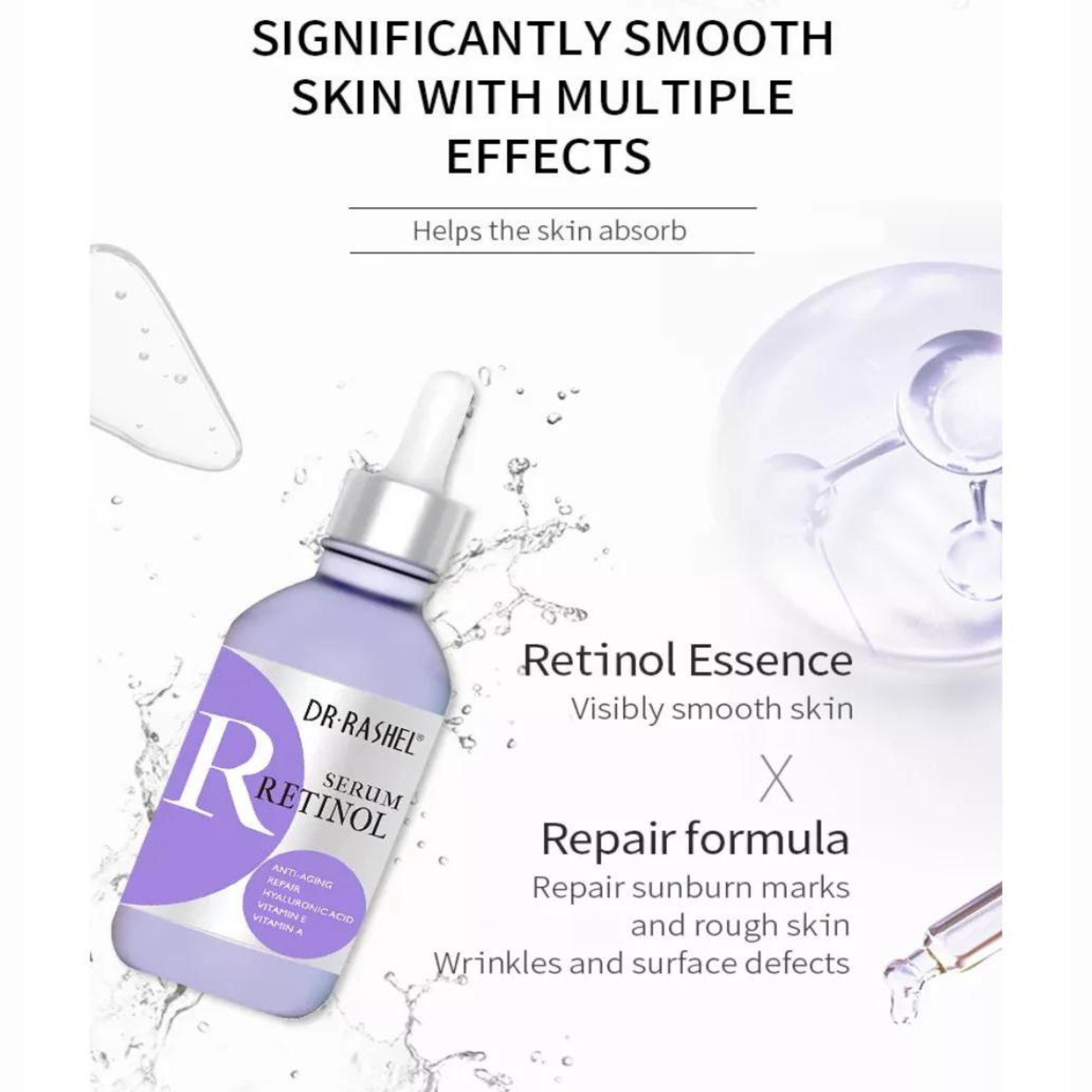 Dr Rashel - Anti-aging Moisturizing Complete Facial Serum Set, Pack of 3
