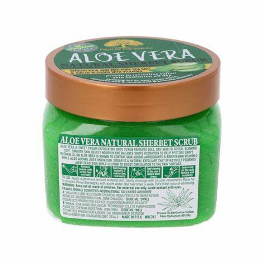 Fruit Of The Wokali - Aloe Vera Scrub (600g)