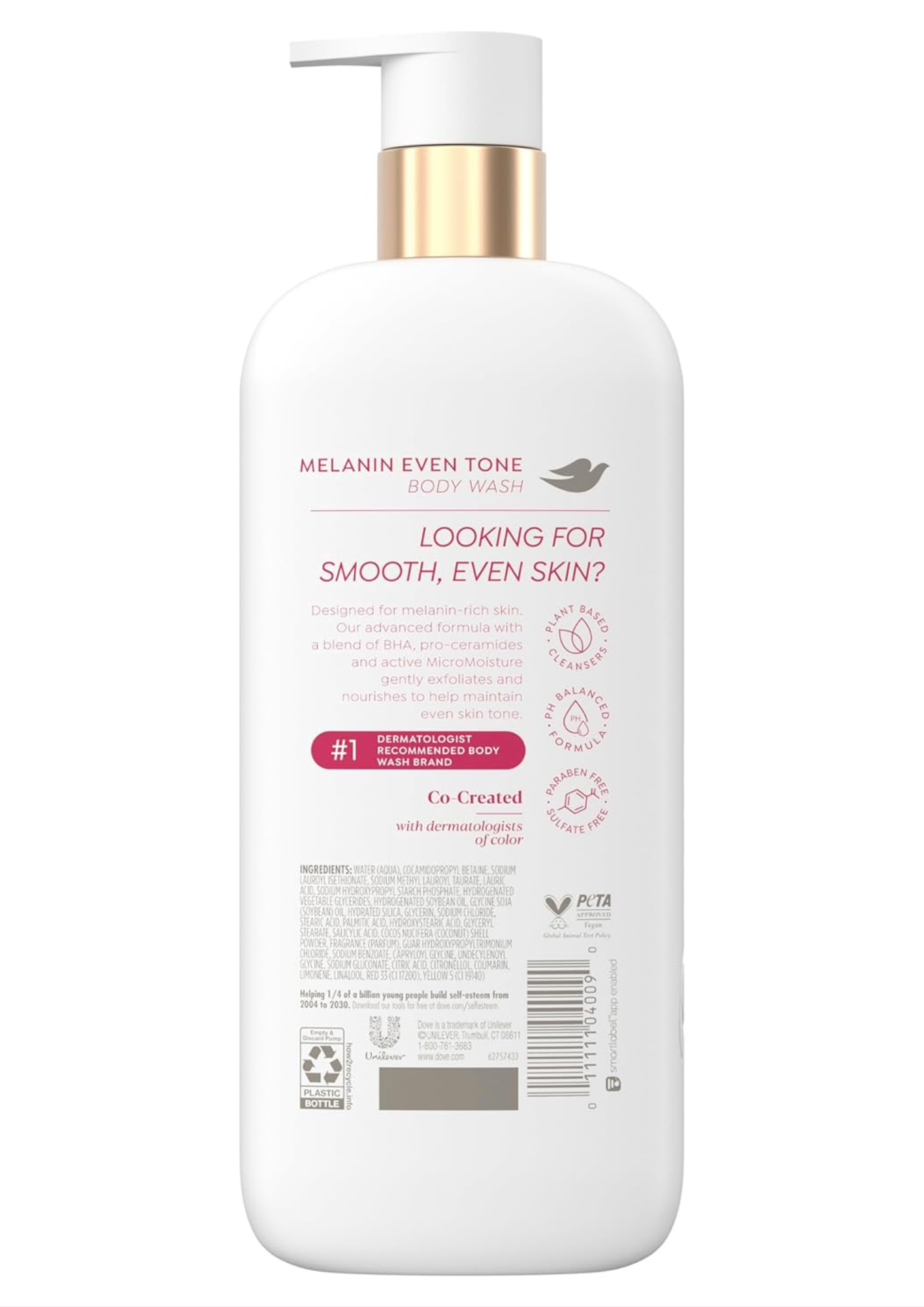 Dove -   5% pro-ceramide serum &amp; BHA  Exfoliating Body Wash (18.5 oz)