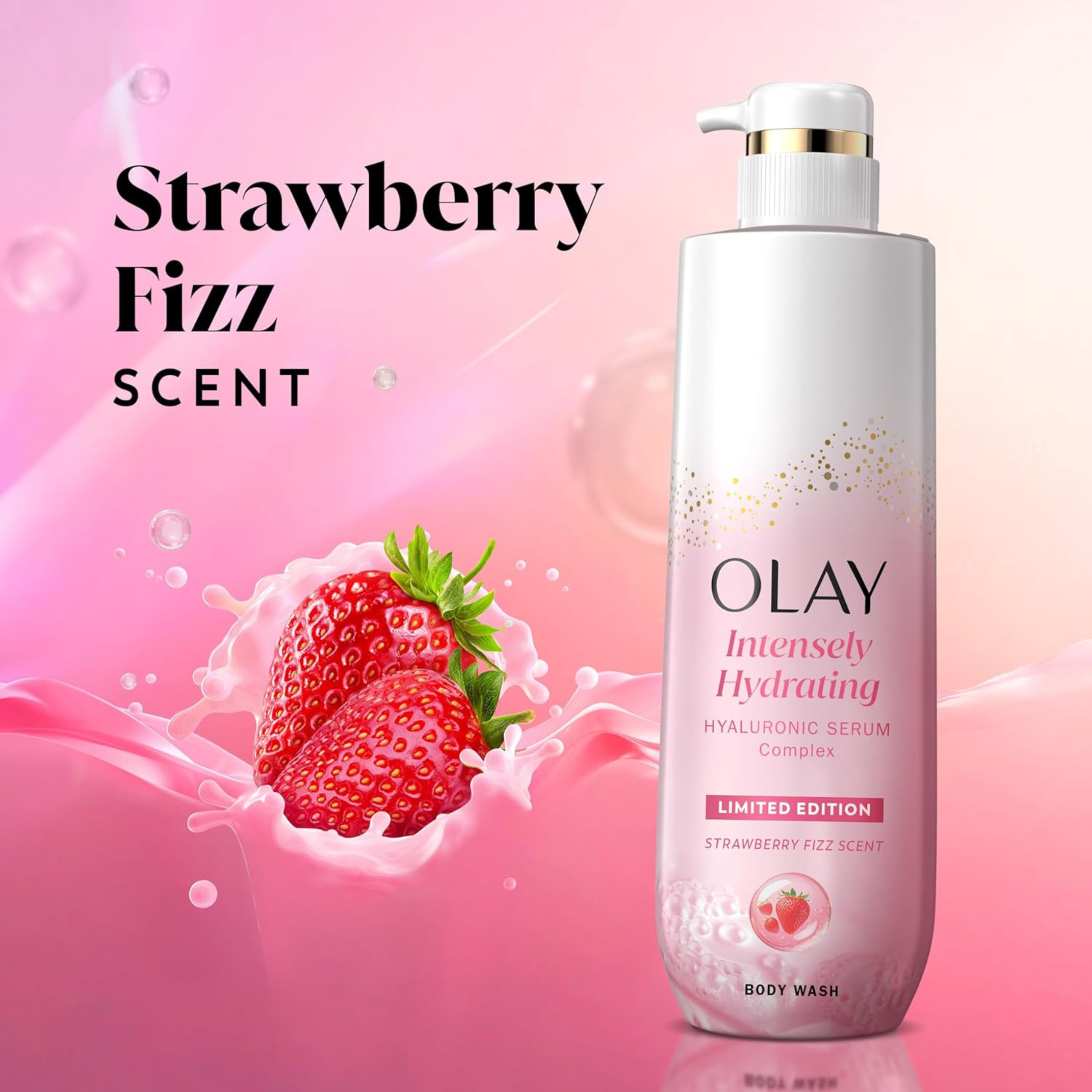 Olay - Strawberry Fizz Intensive Hydrating Body Wash ( 20 fl oz/591ml)