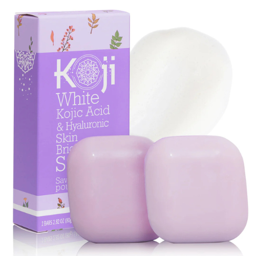 Kojic Acid &amp; Hyaluronic Acid Brightening Soap 2 Bars (160g)