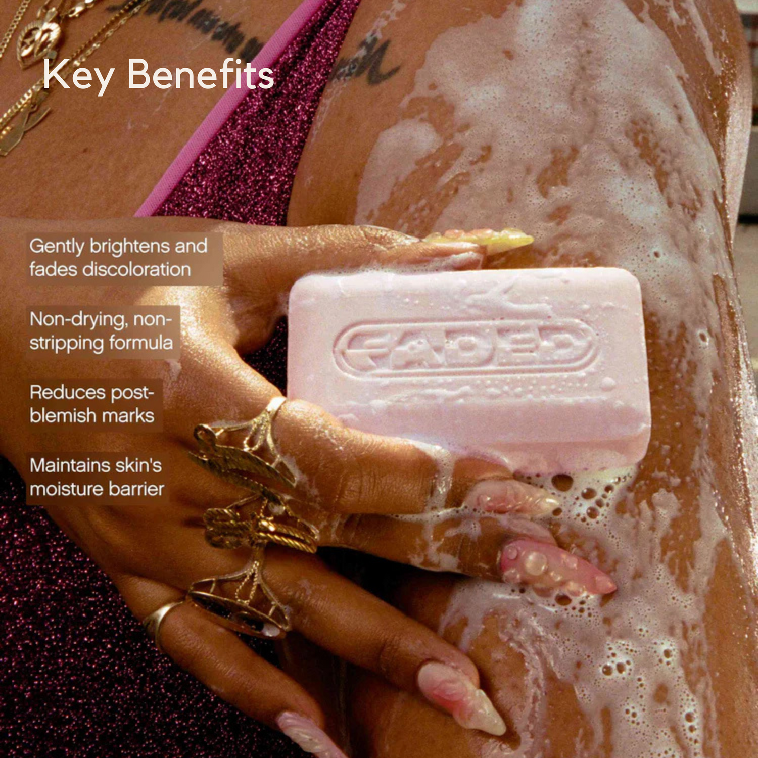 Topicals- Faded Brightening Cleansing Bar For Dark Spots + Discoloration  (2 Bars)