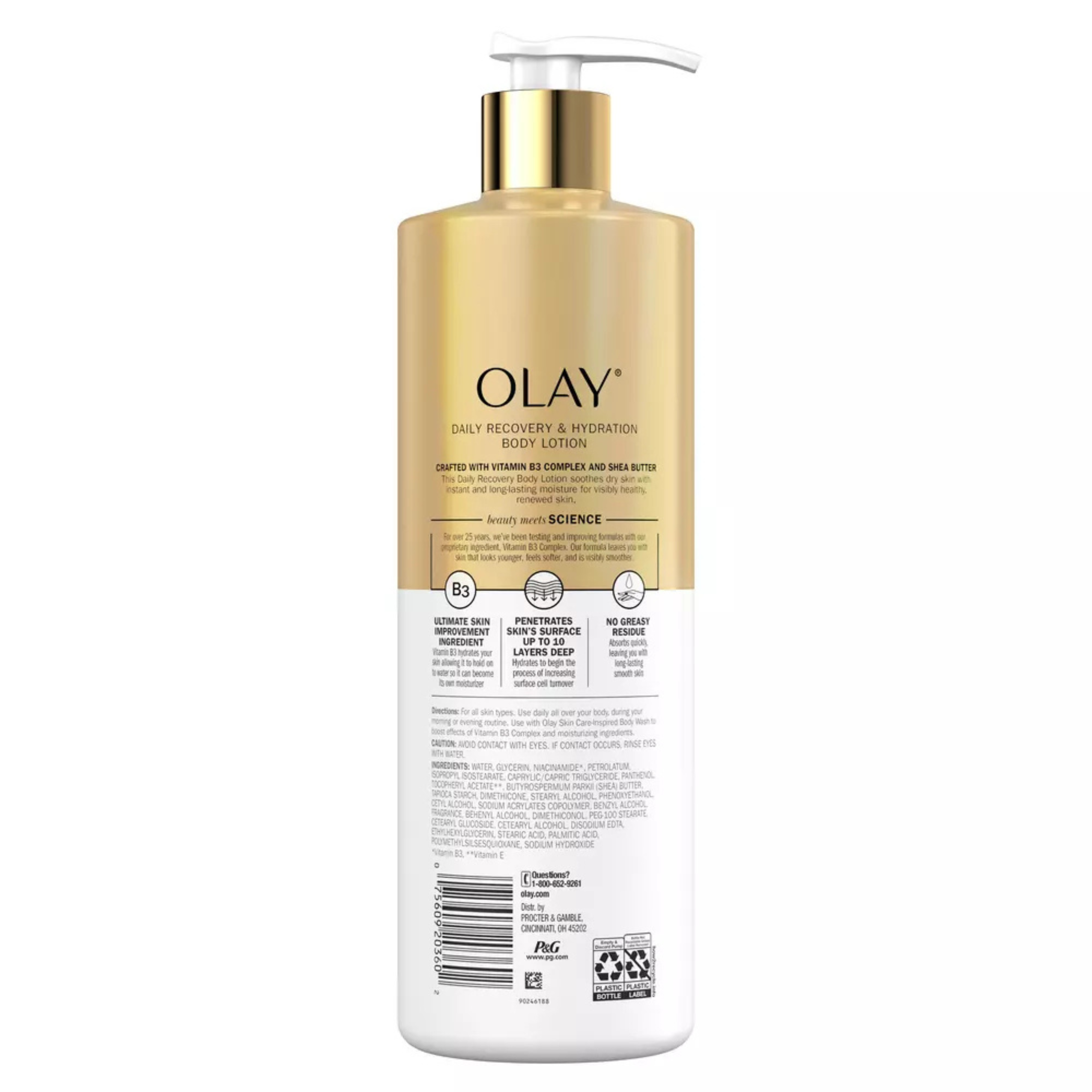 Olay - Shea Butter B3 Daily Recovery &amp; Hydration Body Lotion