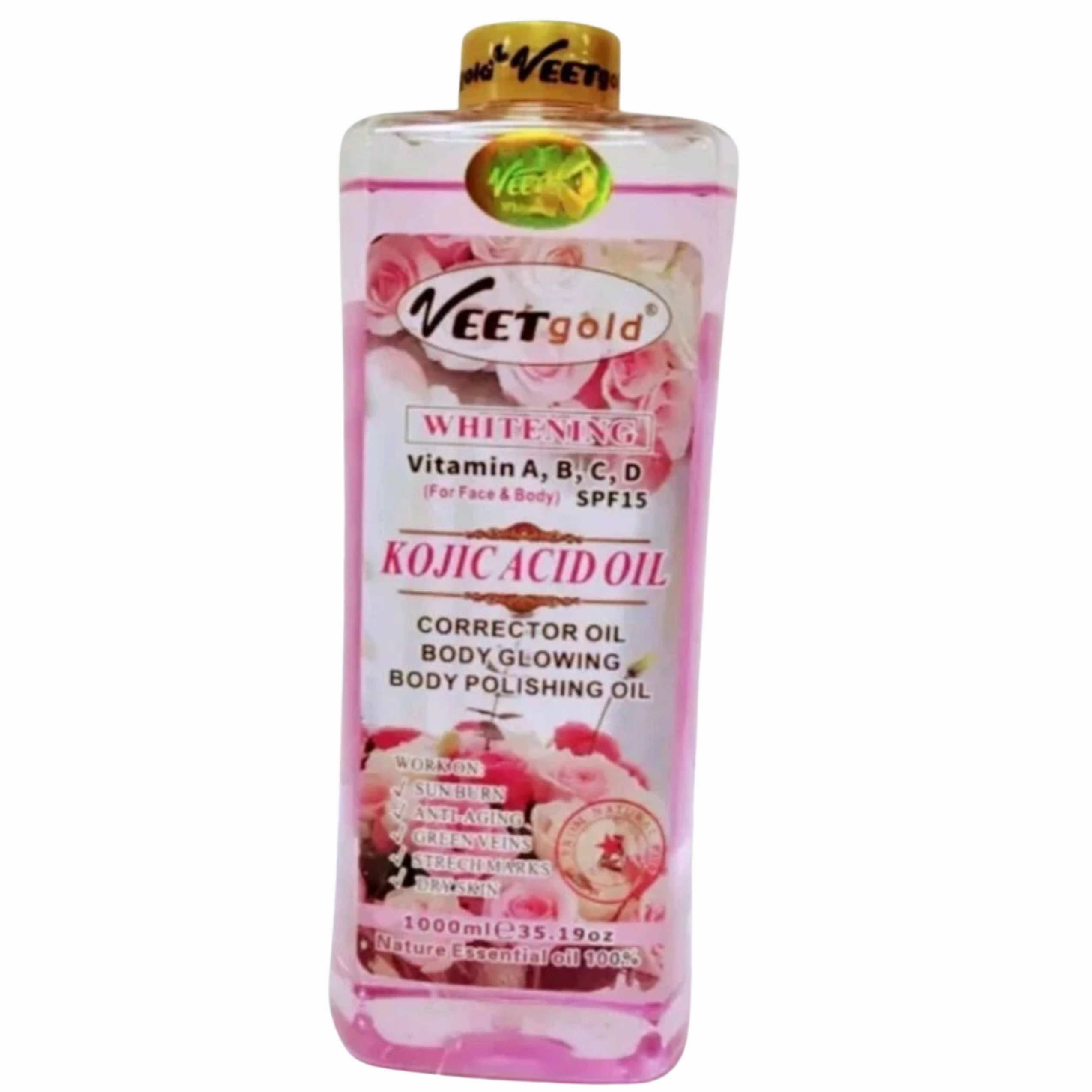 Veetgold - Whitening Kojic Acid Body Oil (1L/100ml)