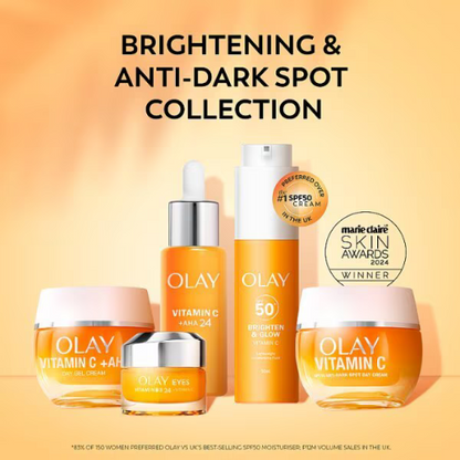 Olay - Vitamin C Brighten &amp; Glow 3in1 SPF50+ Hydrating Primer (50ml)