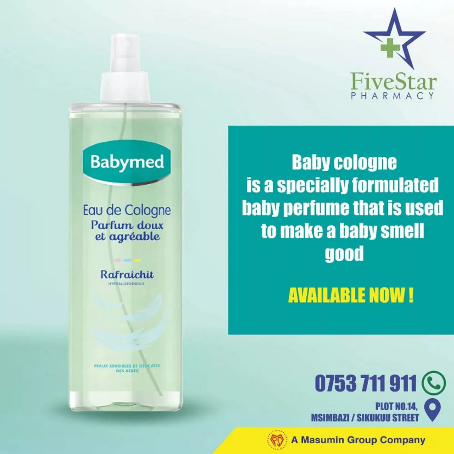 Babymed - Eau de cologne (200ml)