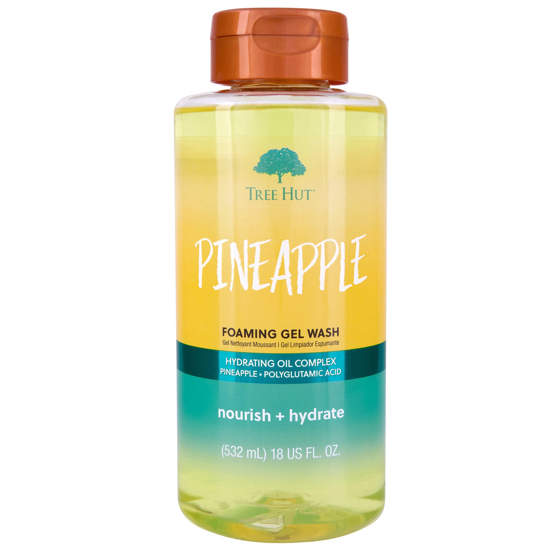 Tree Hut - Pineapple Foaming Gel Wash (532ml / 18 fl. oz.)
