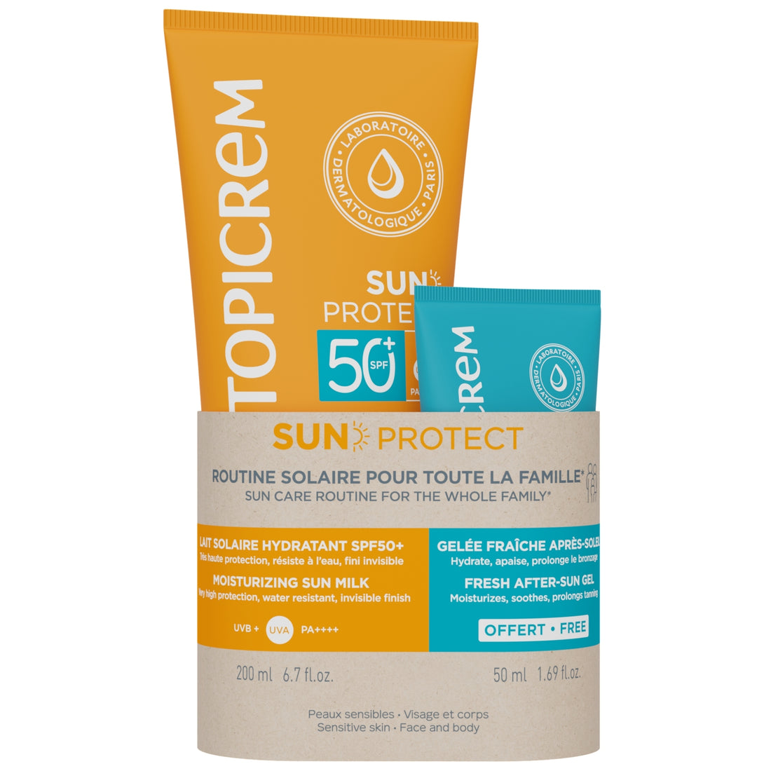 Topicrem - Sun Protect Moisturizing Sun Spray + Fresh After-Sun Gel
