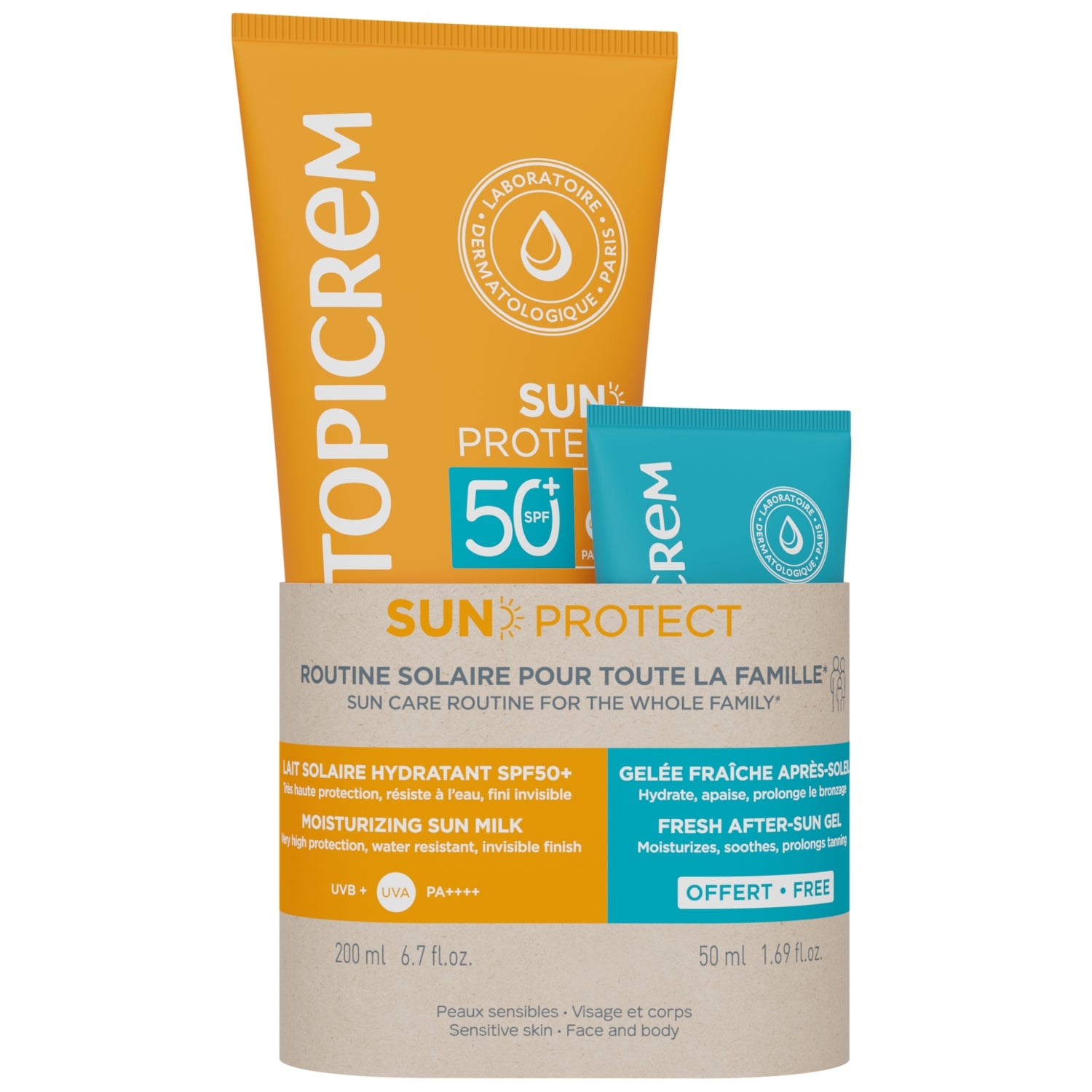 Topicrem - Sun Protect Moisturizing Sun Spray + Fresh After-Sun Gel