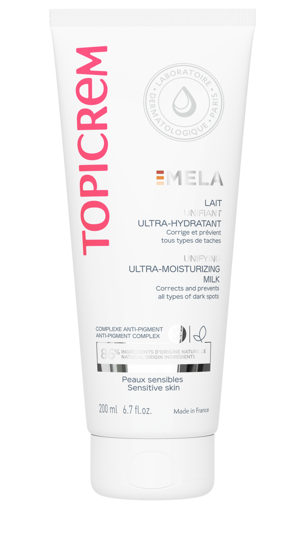 Topicrem - Mela Unifying Ultra Moisturising Milk (200ml)