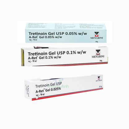 Menarini - Tretinoin Gel USP( 0.1/0.025/0.05) W/W